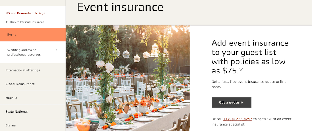 Markel Event Insurance