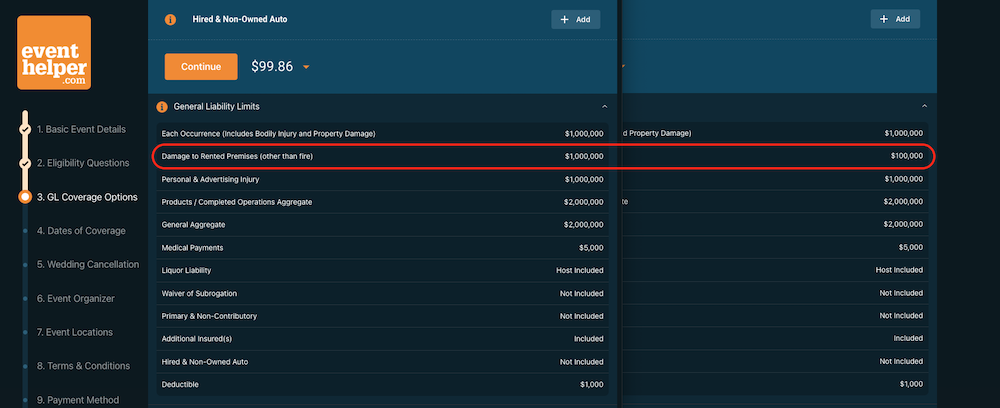 event helper damage limits