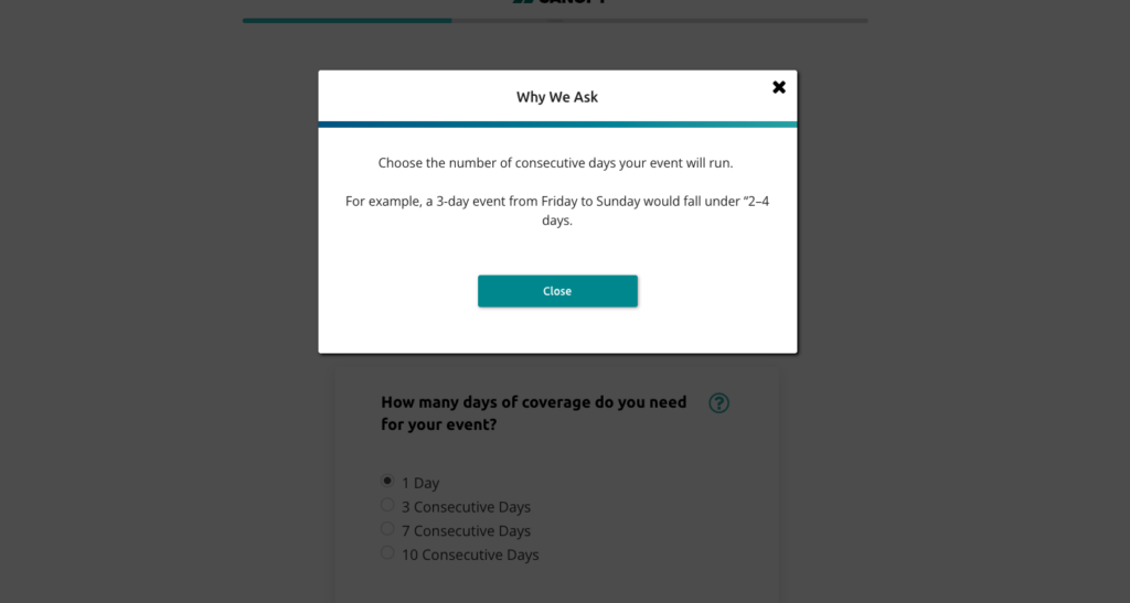 Insurance Canopy Event Insurance